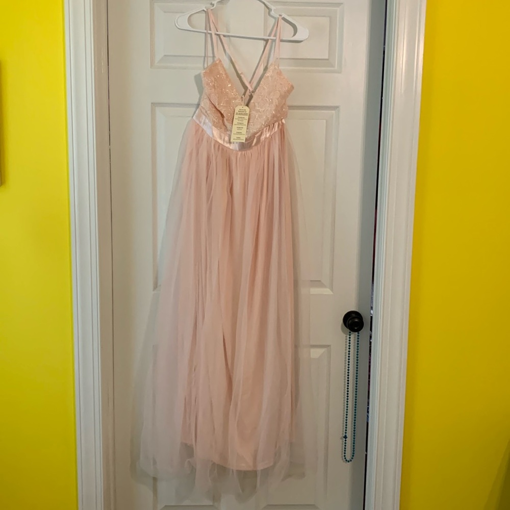 Beautiful Southern Fried Chics pink dress size large